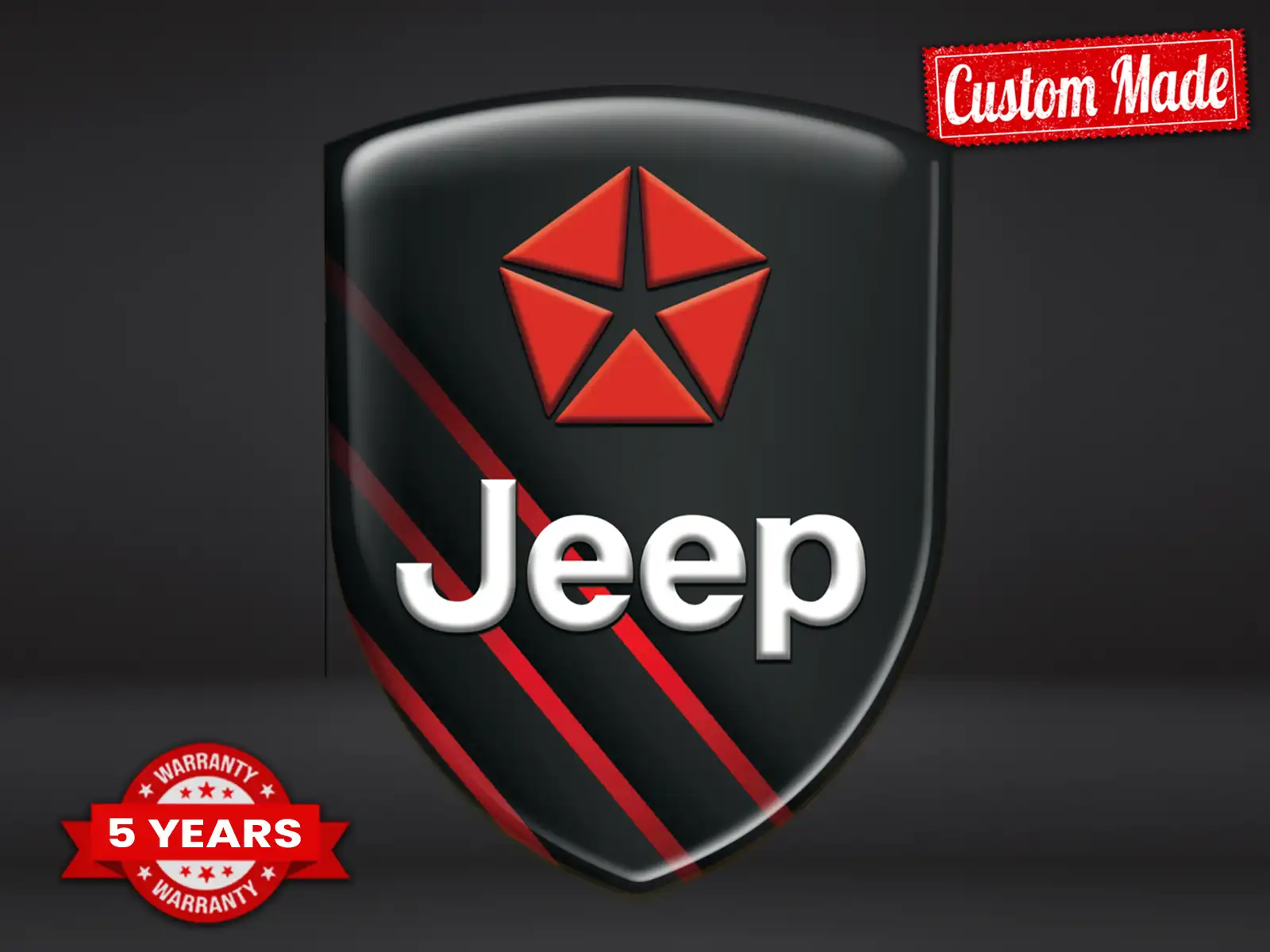 Jeep Pegatina Parachoques Pro Máximo Resistente 
